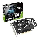 ASUS Dual GeForce RTX 3050 OC Edition 6GB GDDR6 Gaming Grafikkarte (Nvidia GeForce RTX3050 DLSS, PCIe 4.0, 1x HDMI 2.1a, 1x DisplayPort 1.4a, DUAL-RTX3050-O6G)