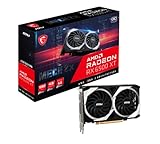 MSI Radeon RX 6500 XT MECH 2X 4G OC Gaming Grafikkarte - GPU 2685/2825 MHz, 4000MB DDR6 Speicher